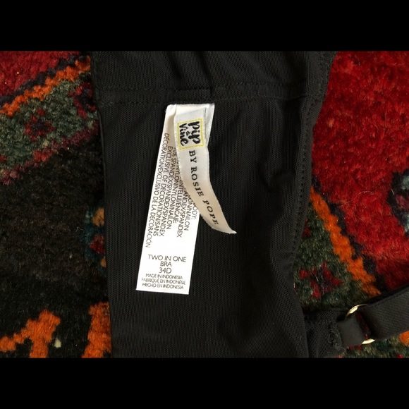 Black Lace Pip & Vine Bra - Picture 3 of 4